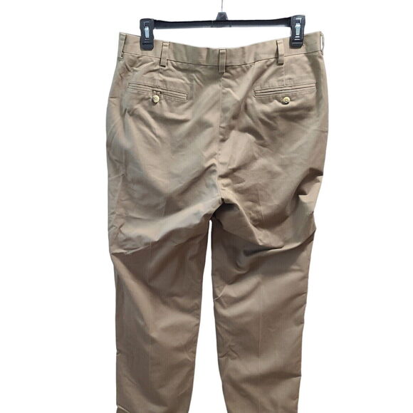 Jos. A. Bank Mens Pants Khaki Size 36Wx32L 100% Cotton Pockets Belt Loops Zipper - Picture 2 of 12
